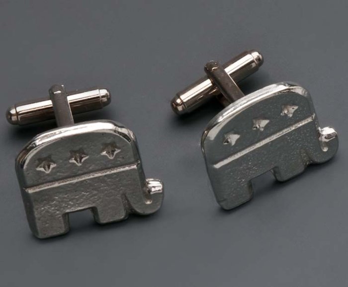 Elephant Cufflinks C129-ACL